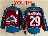Youth Colorado Avalanche #29 Nathan MacKinnon With A Ptach Burgundy Adidas Stitched Jersey,baseball caps,new era cap wholesale,wholesale hats